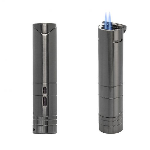 Xikar Turrim Double JetFlame sigaren aansteker gunmetal